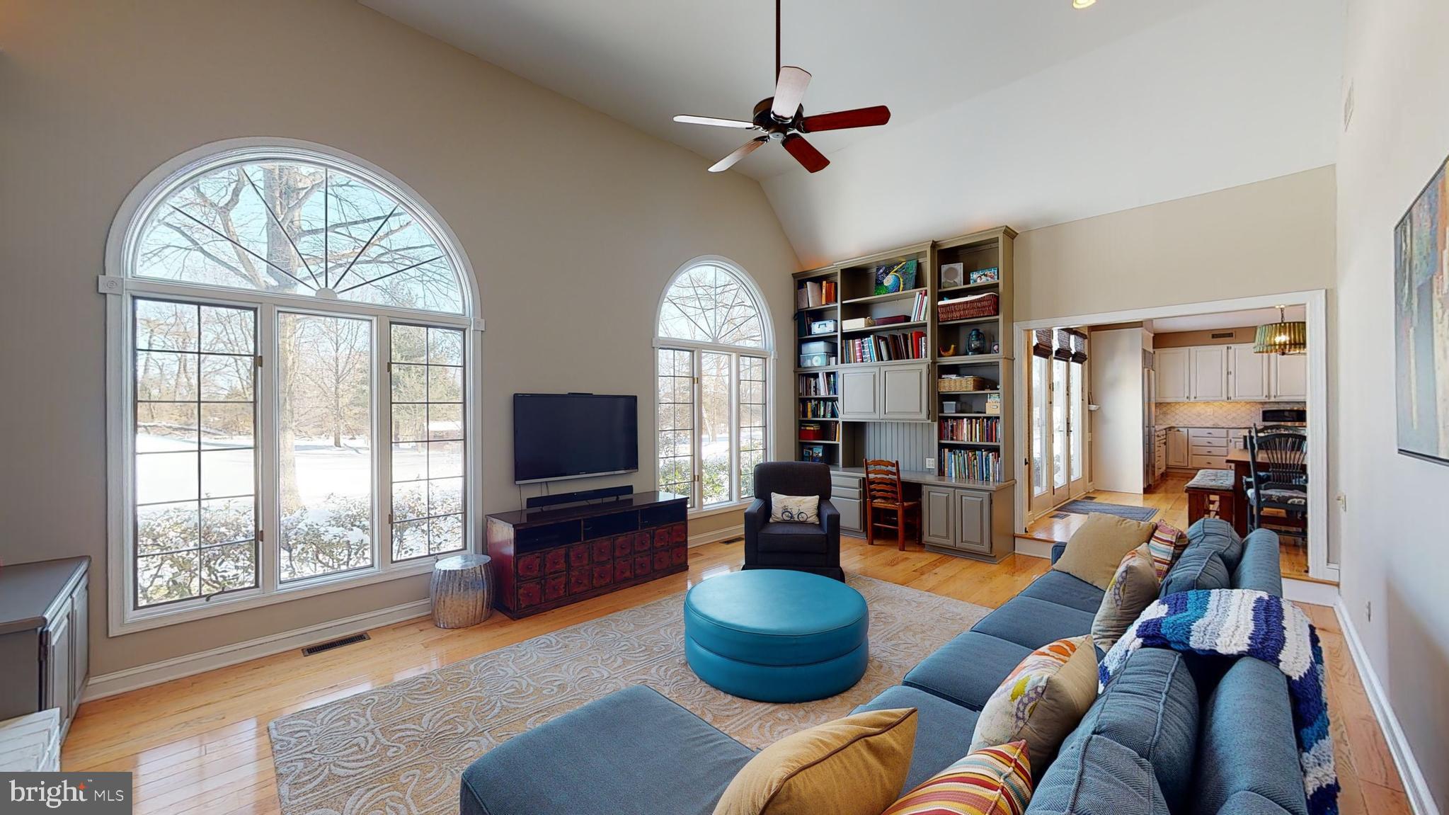 3985 Ruckman Way Doylestown, PA 18902 - Photo 20 of 51 Wall of windows and built-in desk & book shelves