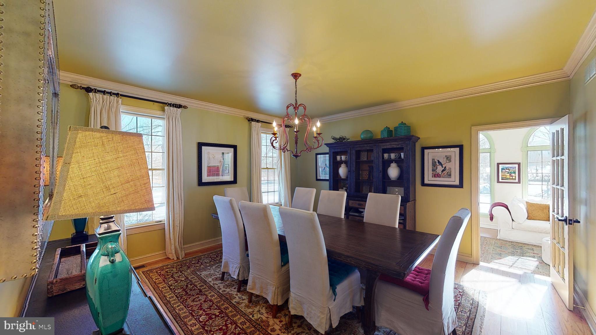 3985 Ruckman Way Doylestown, PA 18902 - Photo 10 of 51 Dining room open to sunroom & living room