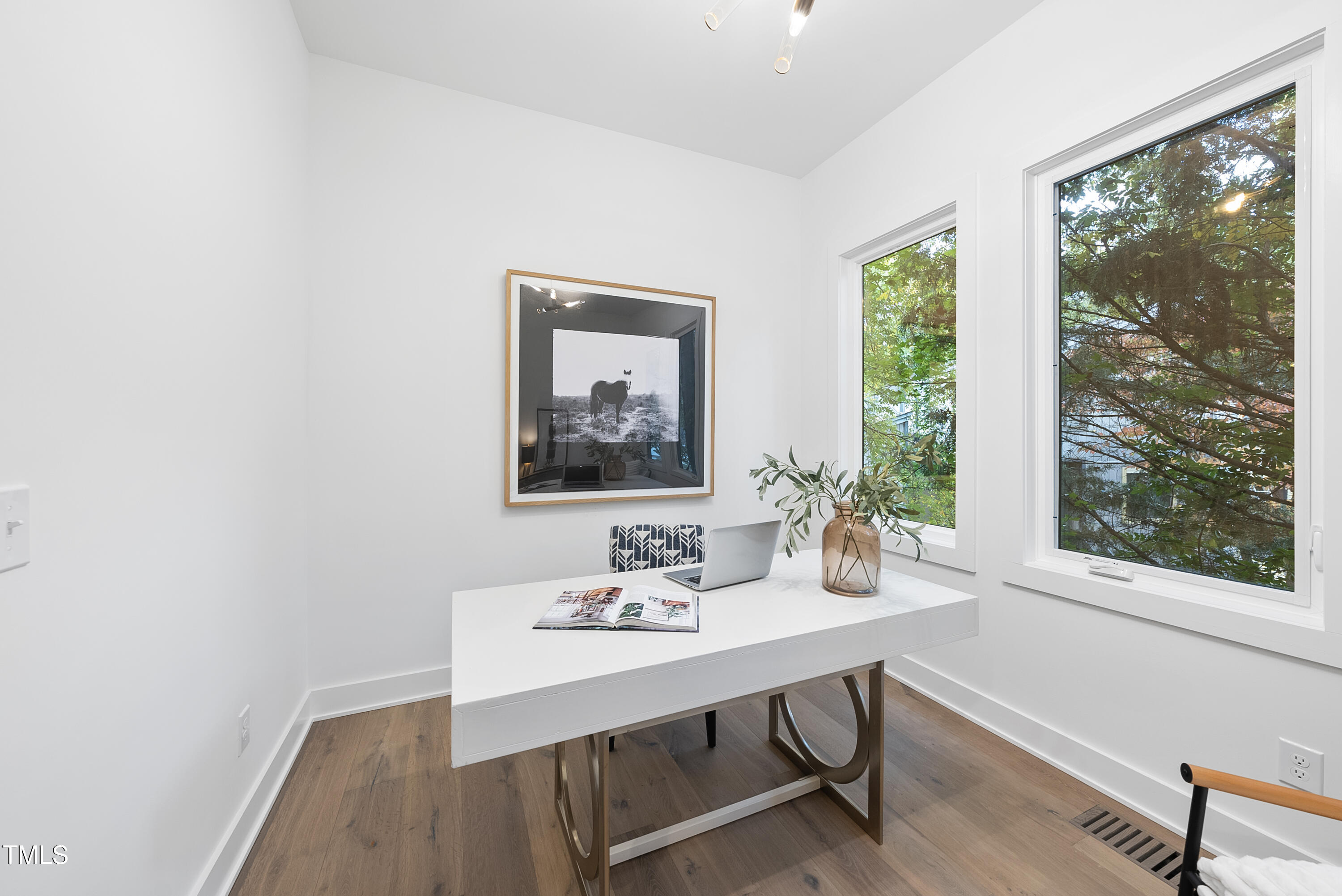 2603 Mayview Road Raleigh, NC 27607 - Photo 22 of 44 a view of a workspace with a window