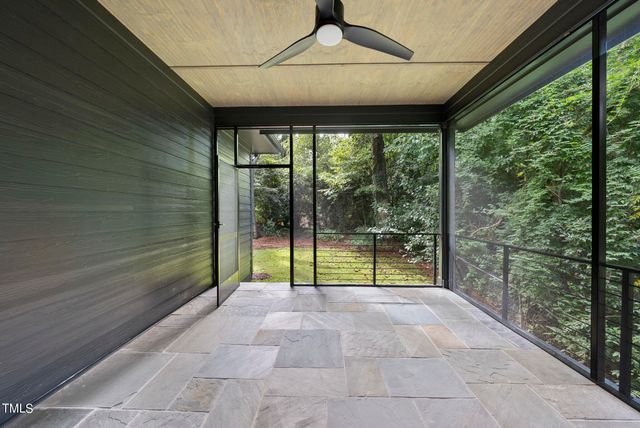 a view of outdoor space and porch