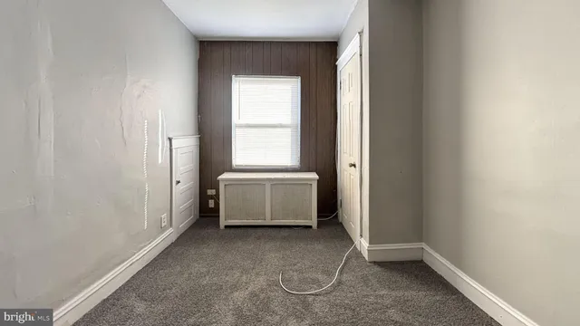 a view of utility room and window