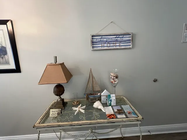 a view of dining room with furniture