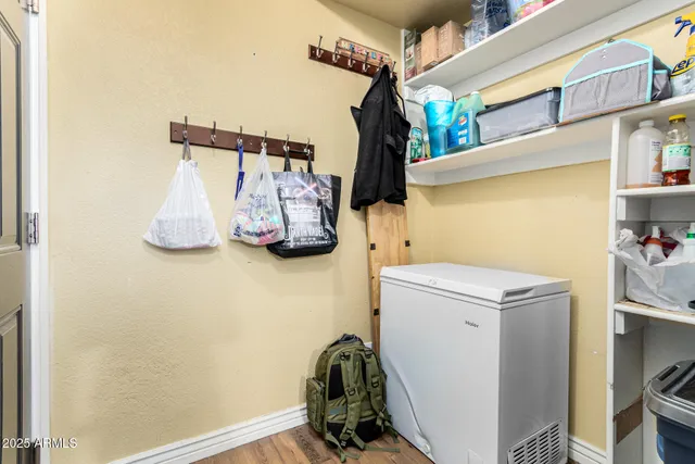 a view of porch with a backyard