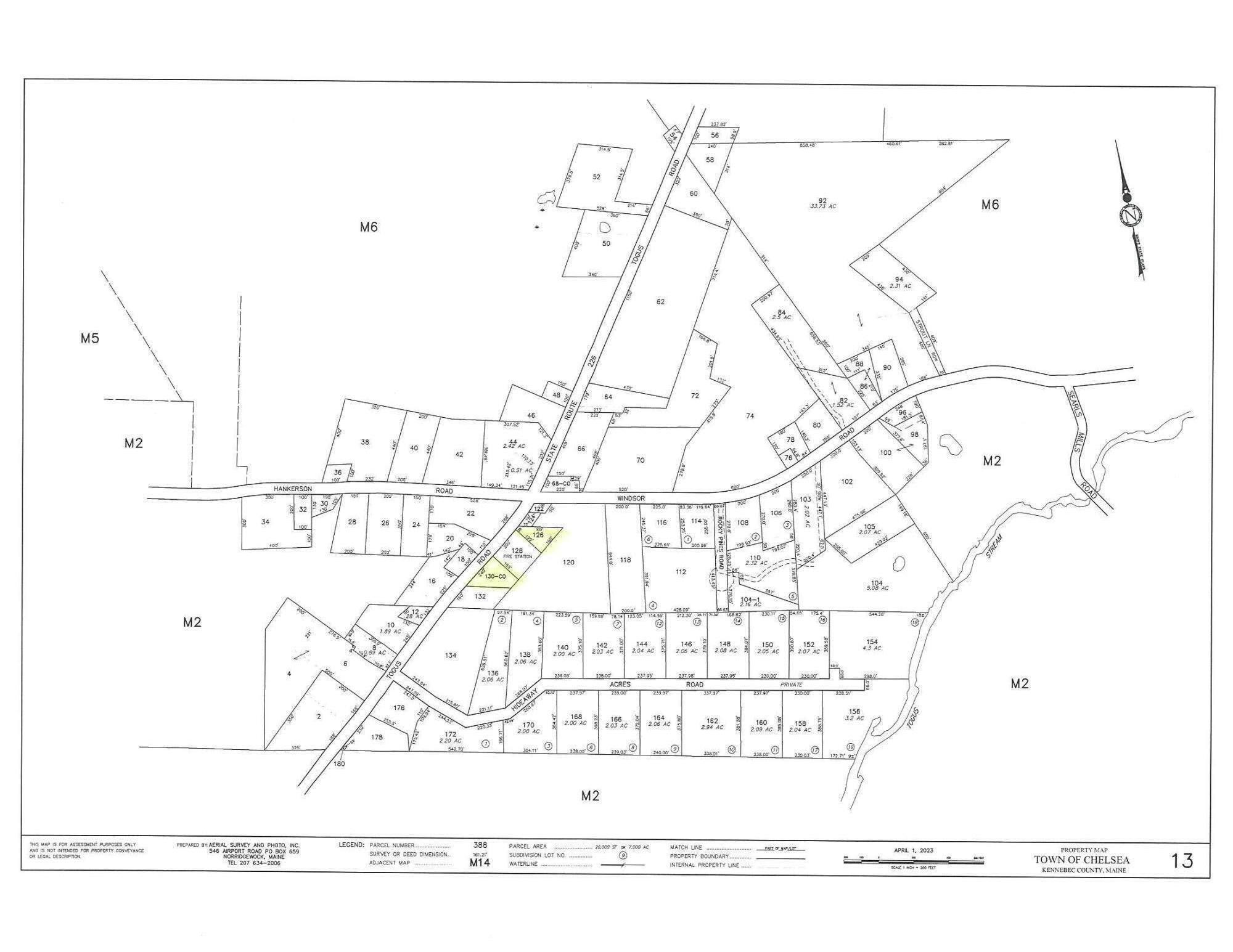 231 Togus Road Chelsea, ME 04330 - Photo 2 of 2 chelsae map