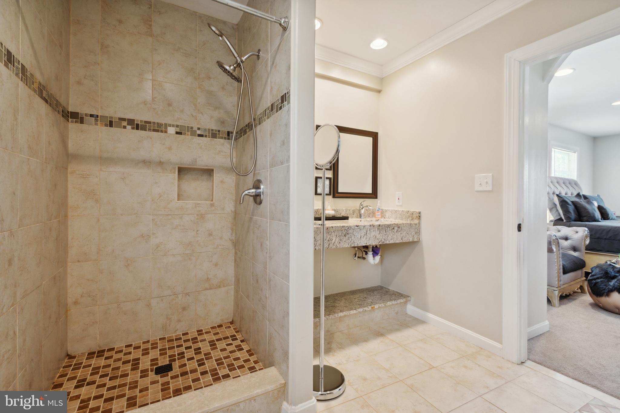 8105 Woodyard Road Clinton, MD 20735 - Photo 26 of 41 Master Bedroom Stand Up Shower