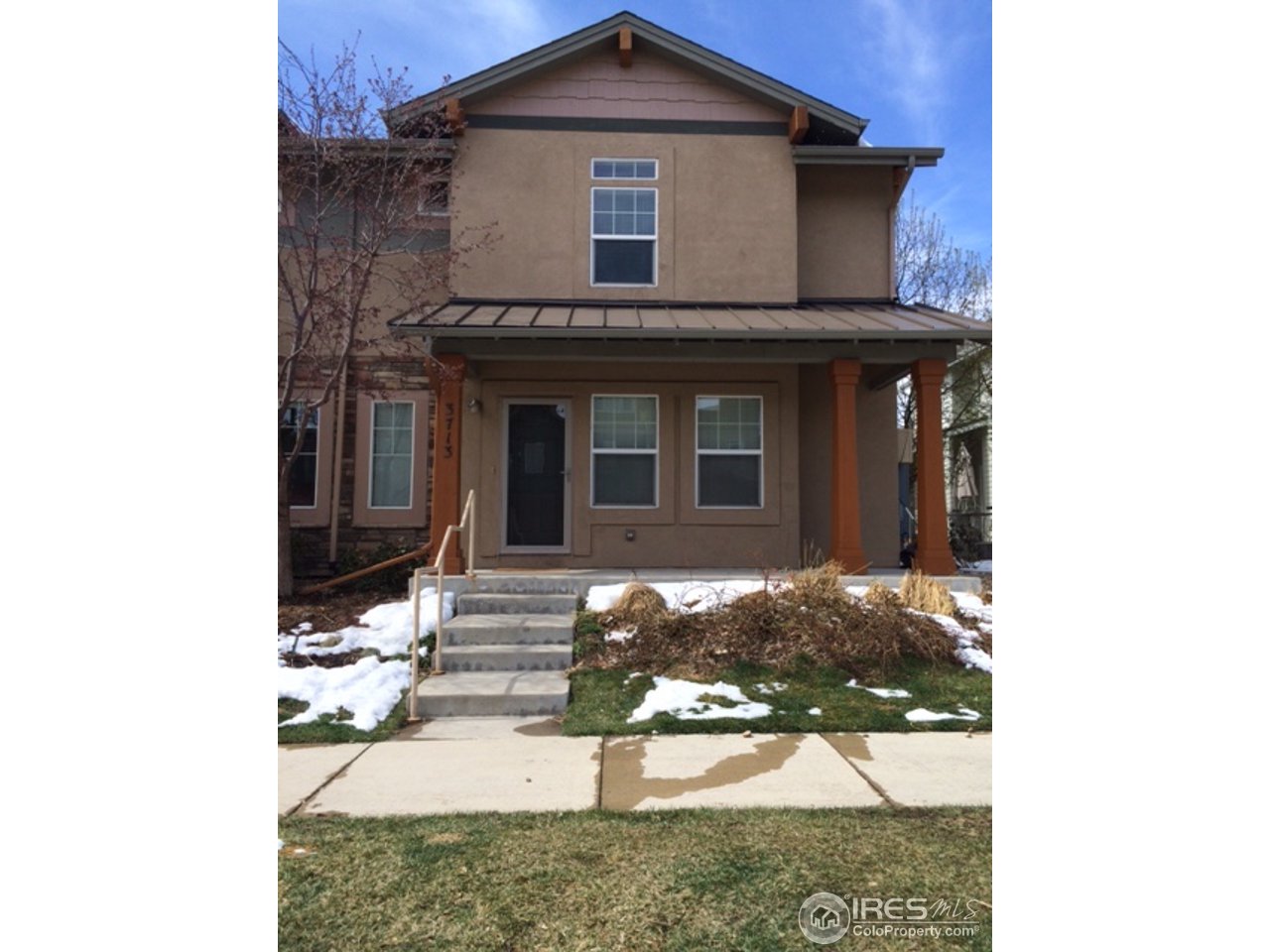 3713 Ridgeway Street Boulder, CO 80301 - Photo 2 of 13 FRONT IN WINTER