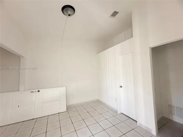 a view of an empty room