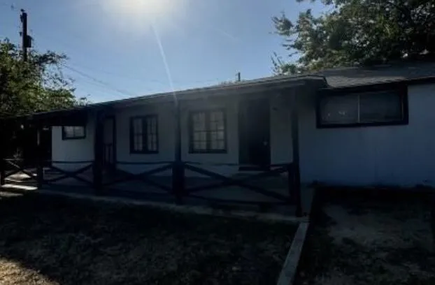 a backyard of a house