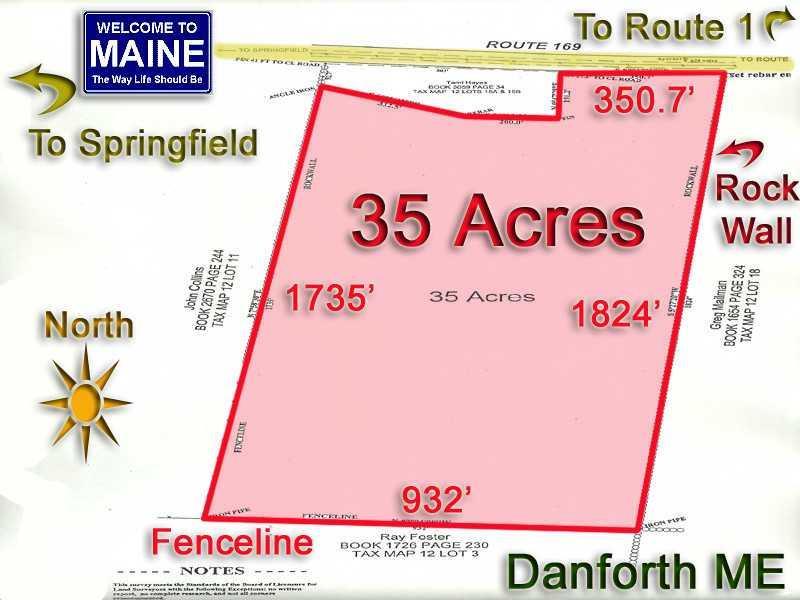 340 Springfield Road Danforth, ME 04424 - Photo 30 of 34 Plat Map.
