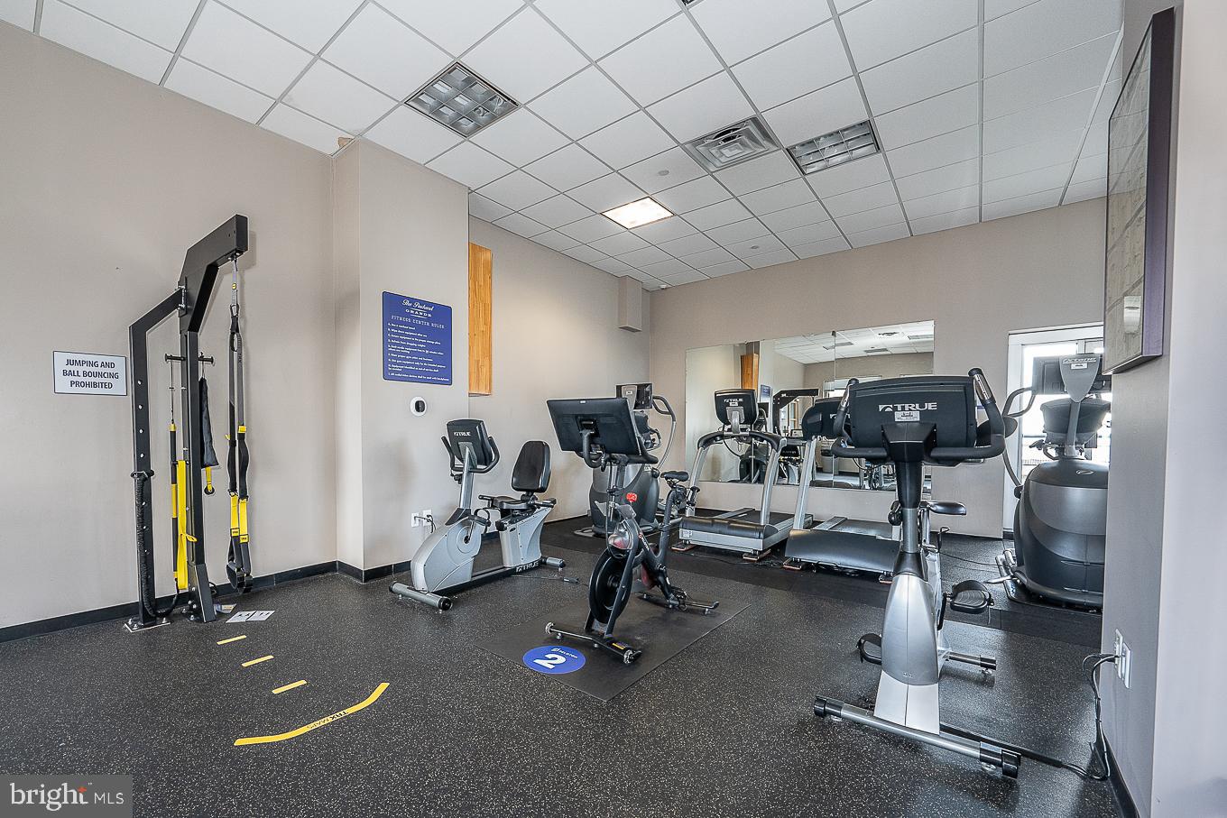 111 South 15th Street, Unit 2001 Philadelphia, PA 19102 - Photo 15 of 17 a view of a room with gym equipment