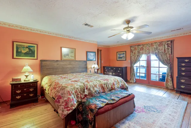 an aerial view of a houses with outdoor space and street view