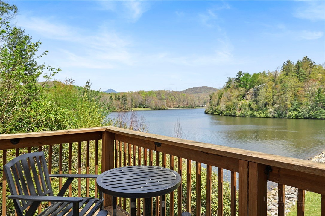 164 Rocky Meadows Road Newland, NC 28657 - Photo 46 of 49 a view of roof deck with mountain view and lake view