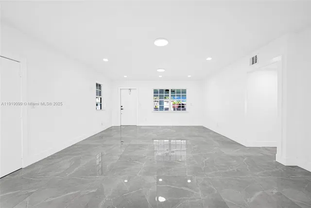 a view of an empty room