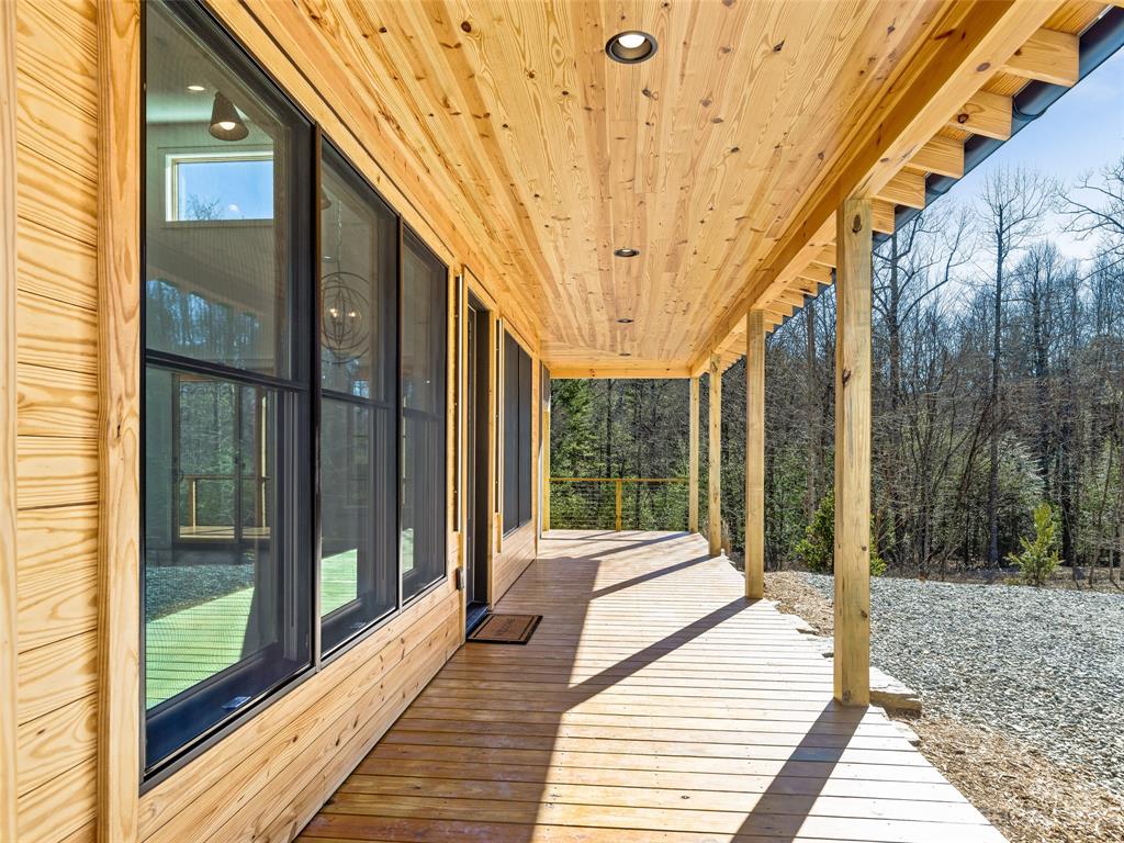 13 Small Crk Road Brevard, NC 28712 - Photo 7 of 48 a balcony view with a ocean view