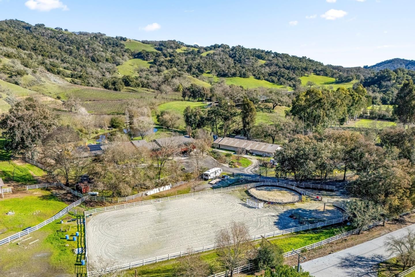 6915 Redwood Retreat Road Gilroy, CA 95020 - Photo 117 of 141 a view of a house with a yard and lake view