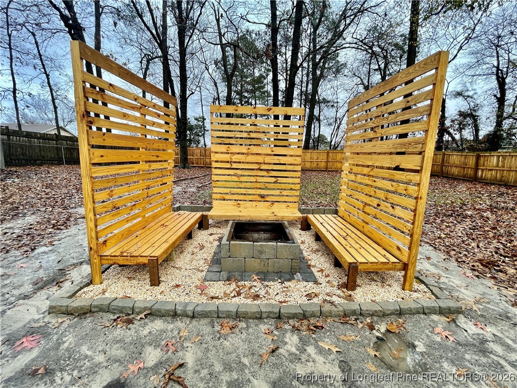 1603 Hickory Ridge Court Fayetteville, NC 28304 - Photo 16 of 17 a view of outdoor space with seating area
