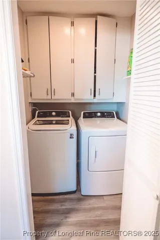 a view of washer and dryer