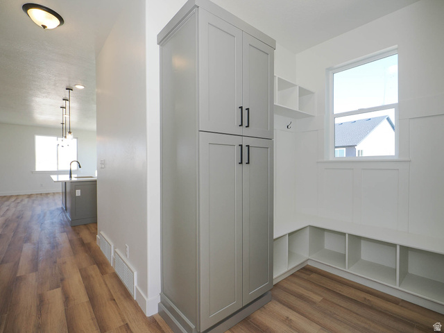 3938 North Wood Road Eagle Mountain, UT 84005 - Photo 27 of 55 Mudroom with light wood-type flooring