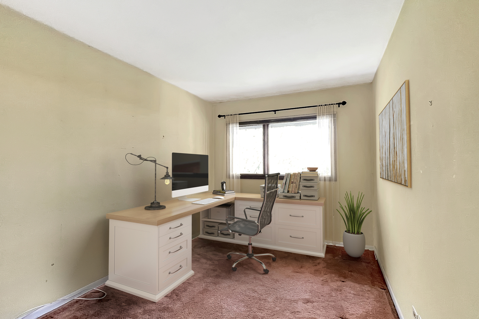 3709 Haas Avenue Riverside, IL 60546 - Photo 8 of 21 a view of a workspace with furniture and a window