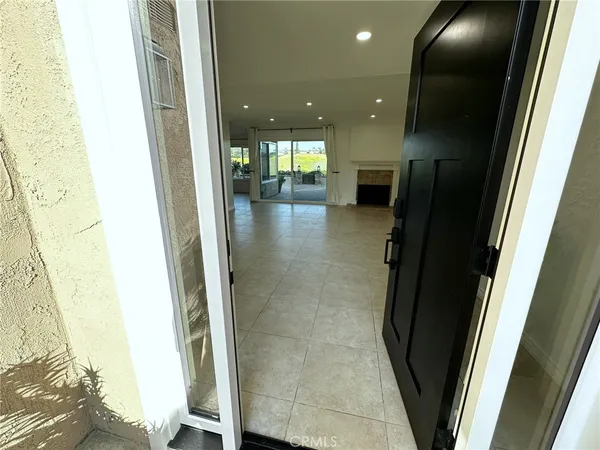 a view of a house with a patio