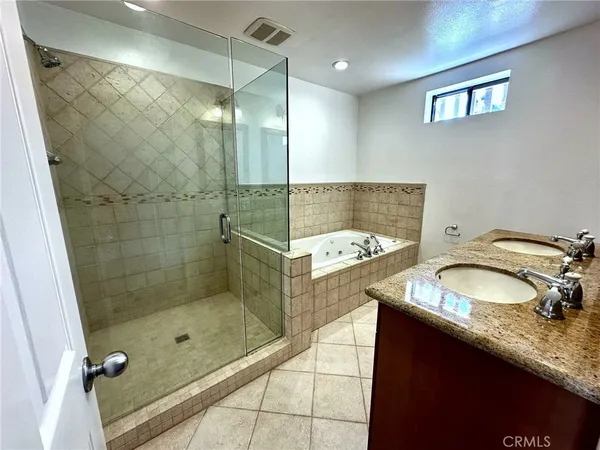 a view of a outdoor space with mountain view