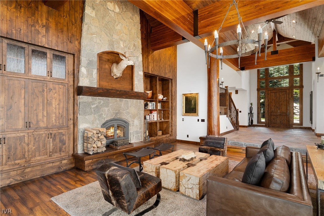 797 Ida Court Incline Village, NV 89451 - Photo 8 of 43 a living room with furniture and a fireplace