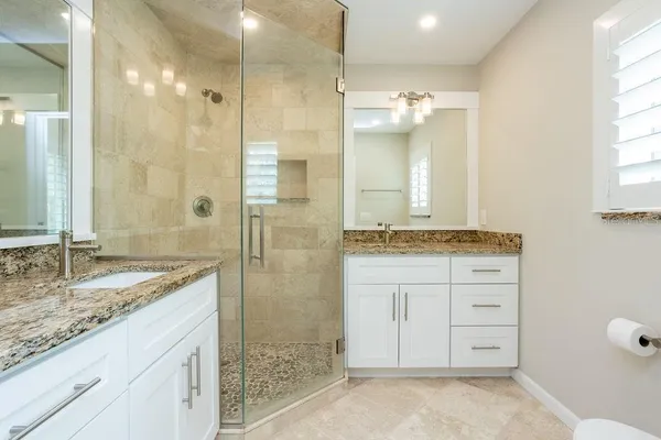 a view of a bathroom