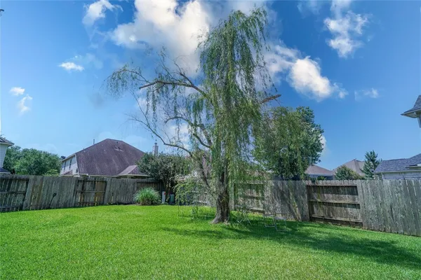a view of a back yard