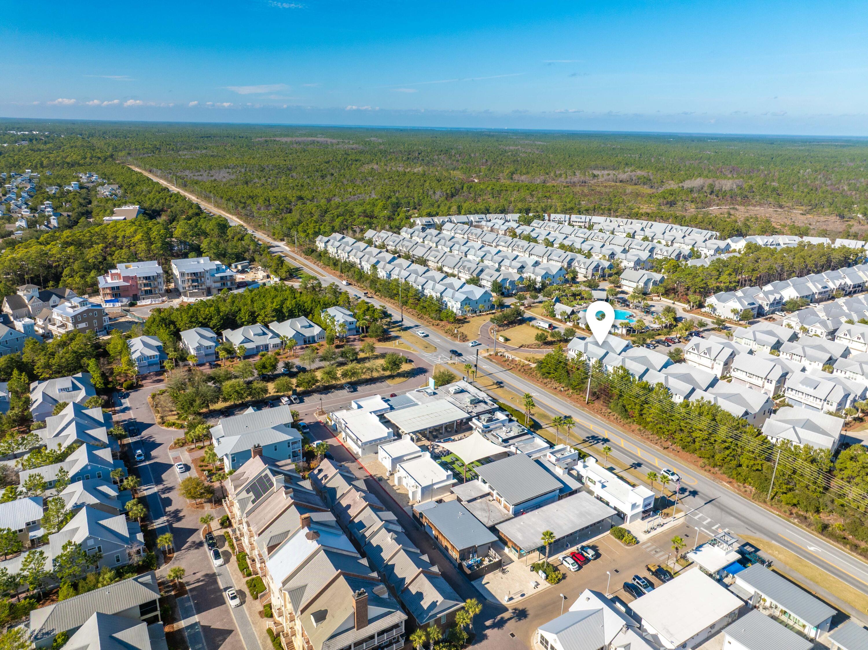 4 East Milestone Dr Inlet Beach, Unit B Inlet Beach, FL 32461 - Photo 38 of 58 4 E Milestone Unit B Aerial Marked-6