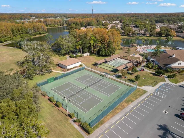 a view of a terrace with sitting area