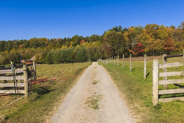 a view of a swimming pool with a lake view
