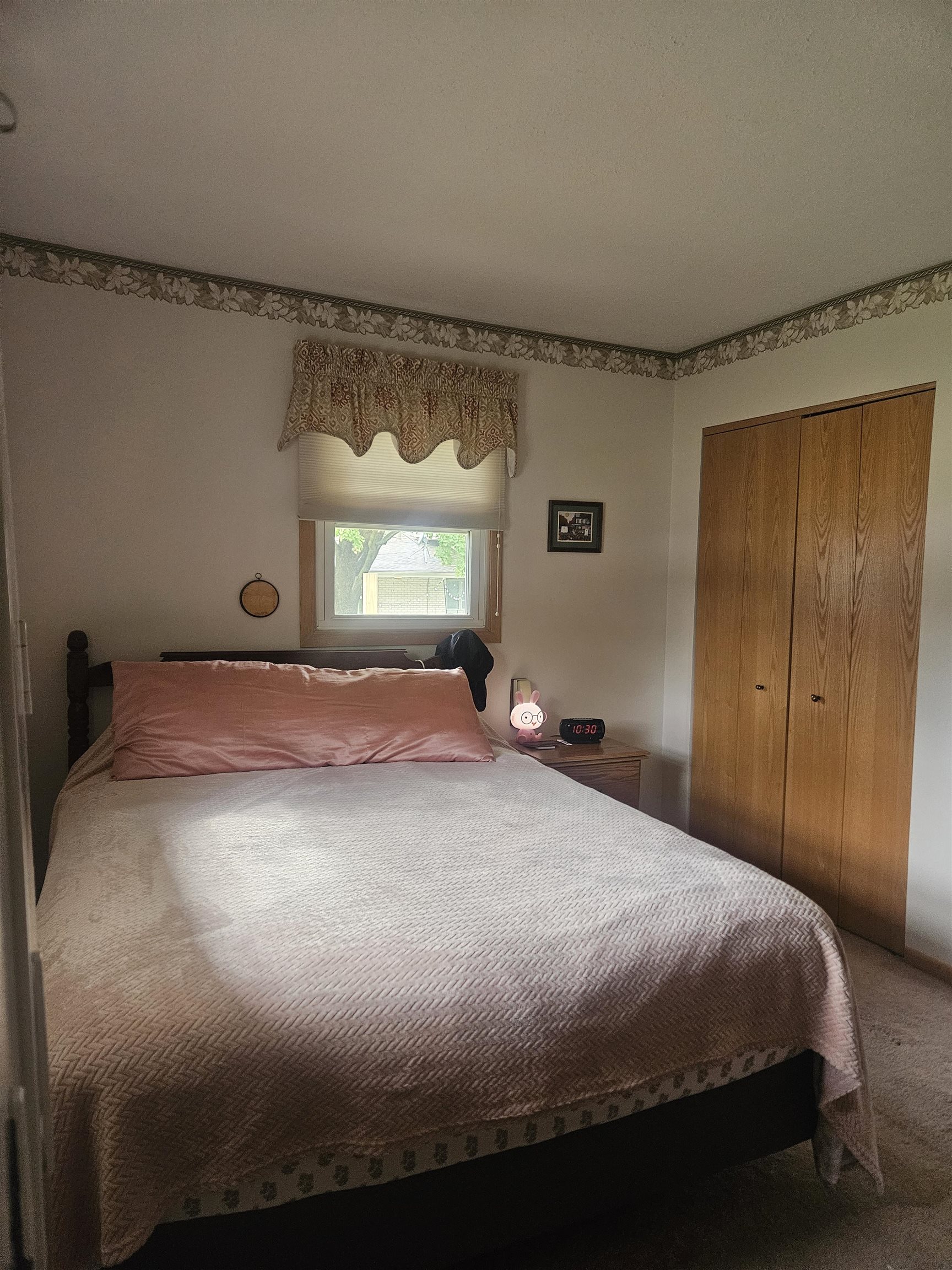 232 East 10th Street Pecatonica, IL 61063 - Photo 4 of 15 a bedroom with a bed and a mirror