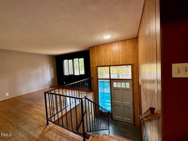 wooden floor with a window