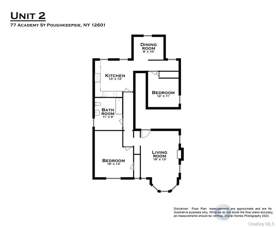 77 Academy Street Poughkeepsie, NY 12601 - Photo 29 of 30 View of floor plan / room layout