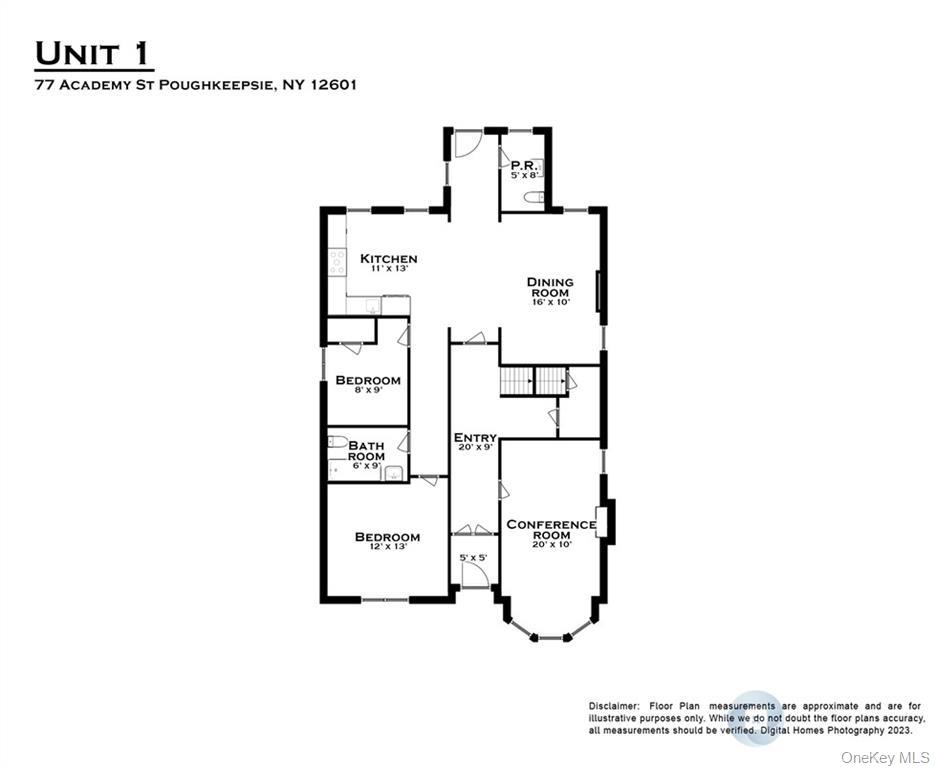 77 Academy Street Poughkeepsie, NY 12601 - Photo 30 of 30 View of property floor plan