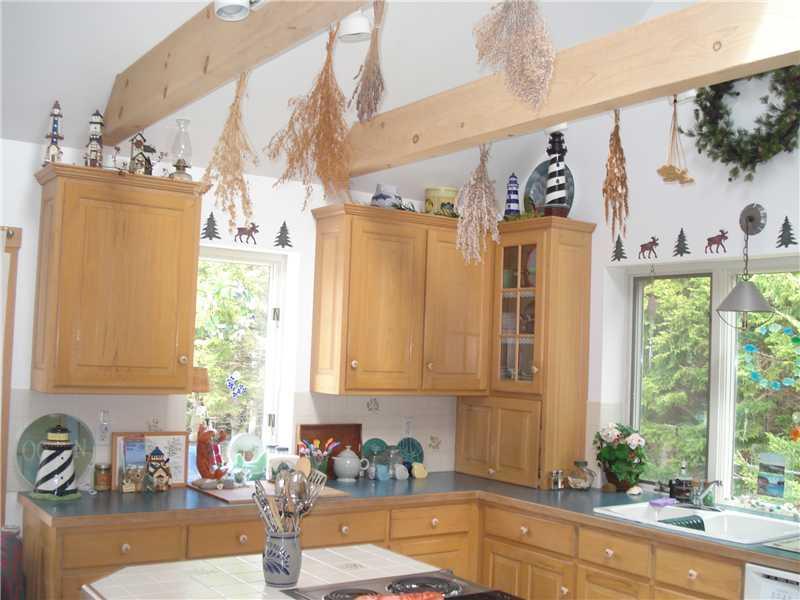 60 Nahanada Road New Harbor, ME 04554 - Photo 2 of 14 Kitchen. Custom Ash kitchen...