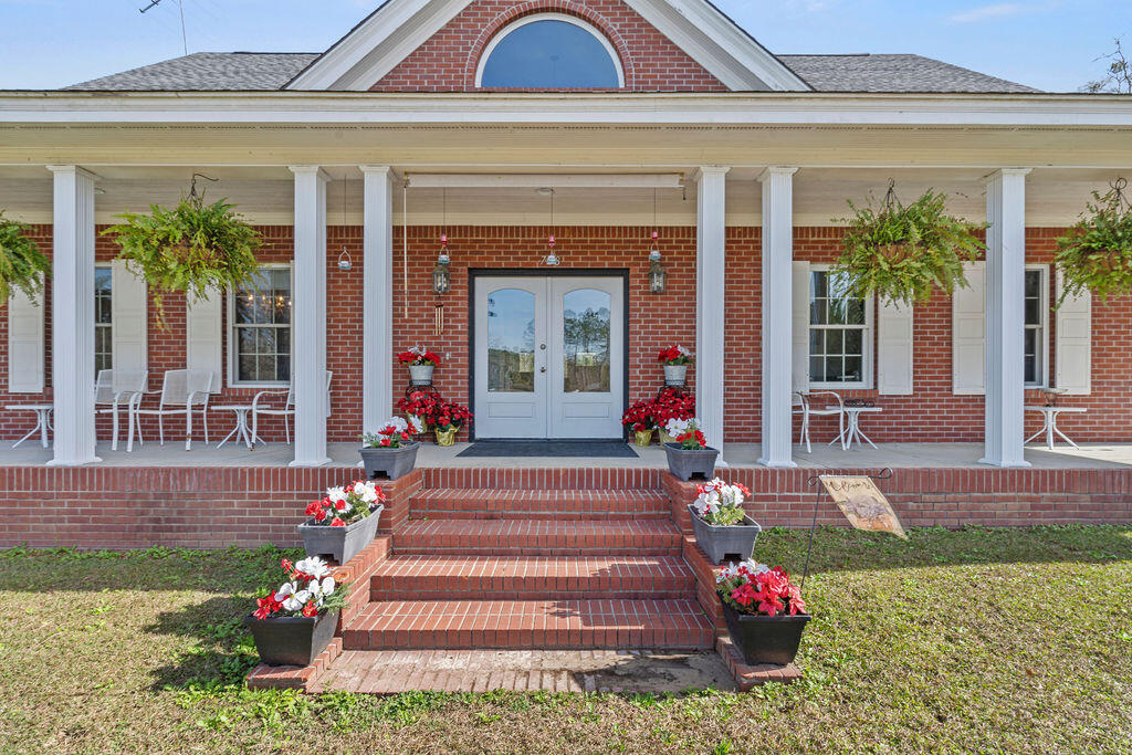 front view of a house with a porch