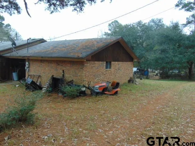 a view of brick wall
