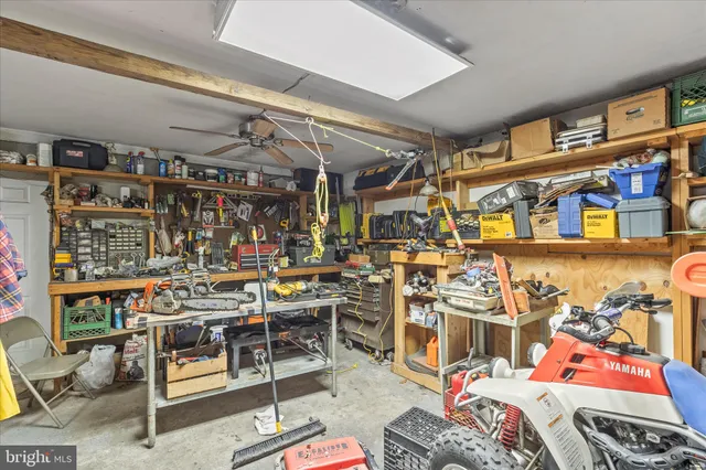 a view of a storage in a room