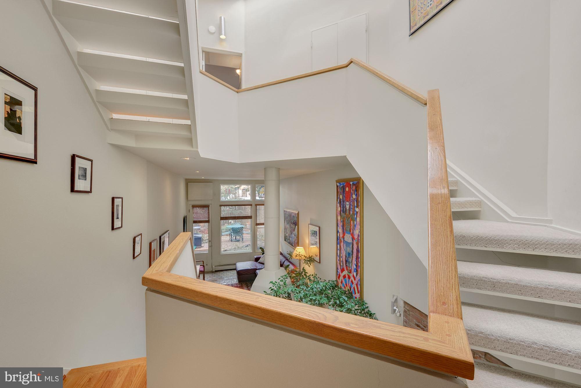 2415 I Street Northwest Washington, DC 20037 - Photo 2 of 28 View of the dramatic stairway