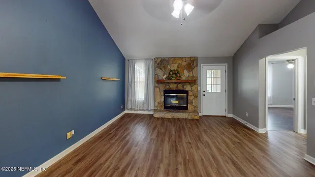 a view of an empty room