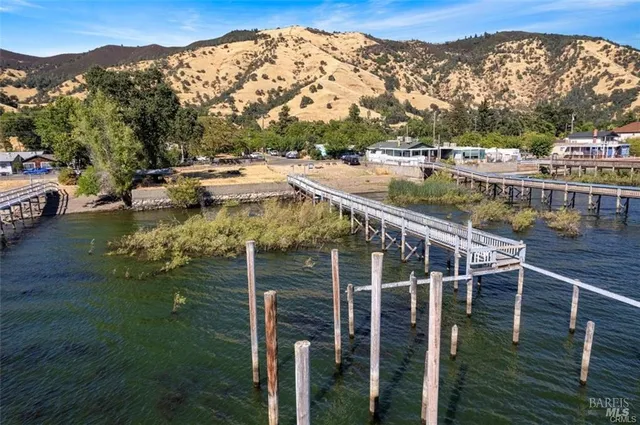a view of swimming pool from a balcony