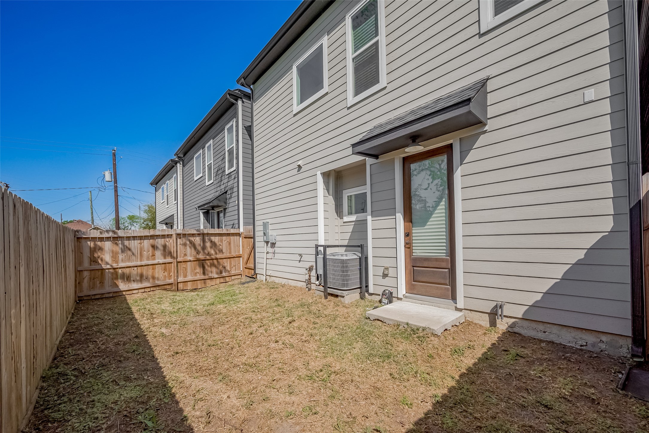 2518 Terry Street Houston, TX 77009 - Photo 17 of 17 Private fenced backyard with green space ideal for outdoor seating or everyday relaxation.