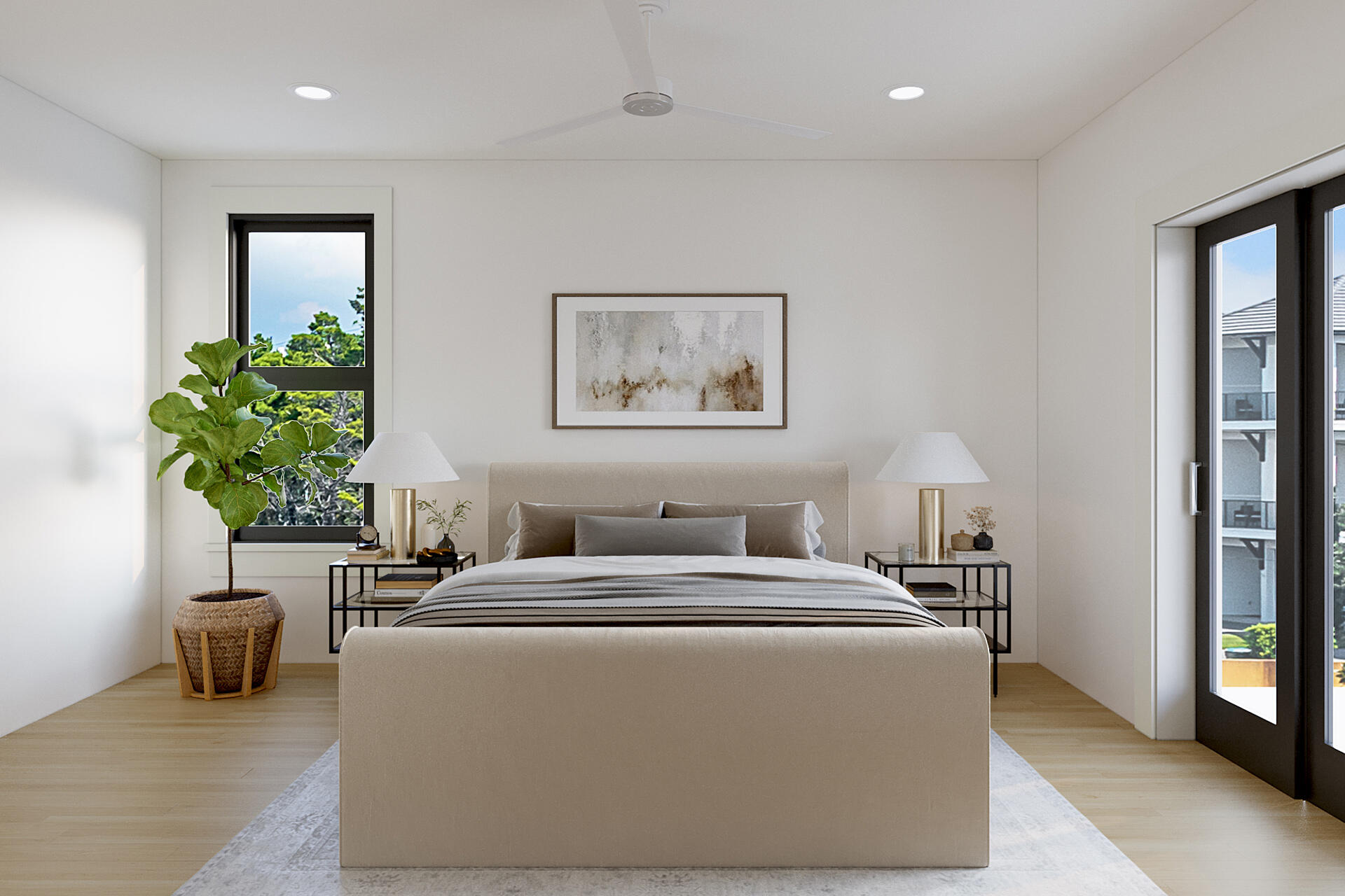 393 South Co Highway 393, Unit 108 Santa Rosa Beach, FL 32459 - Photo 11 of 39 a living room with furniture and a potted plant