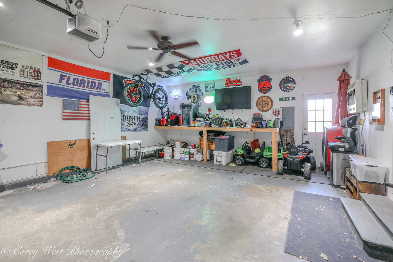1811 South 7th Street DeKalb, IL 60115 - Photo 32 of 36 a view of a garage with toys and a chandelier