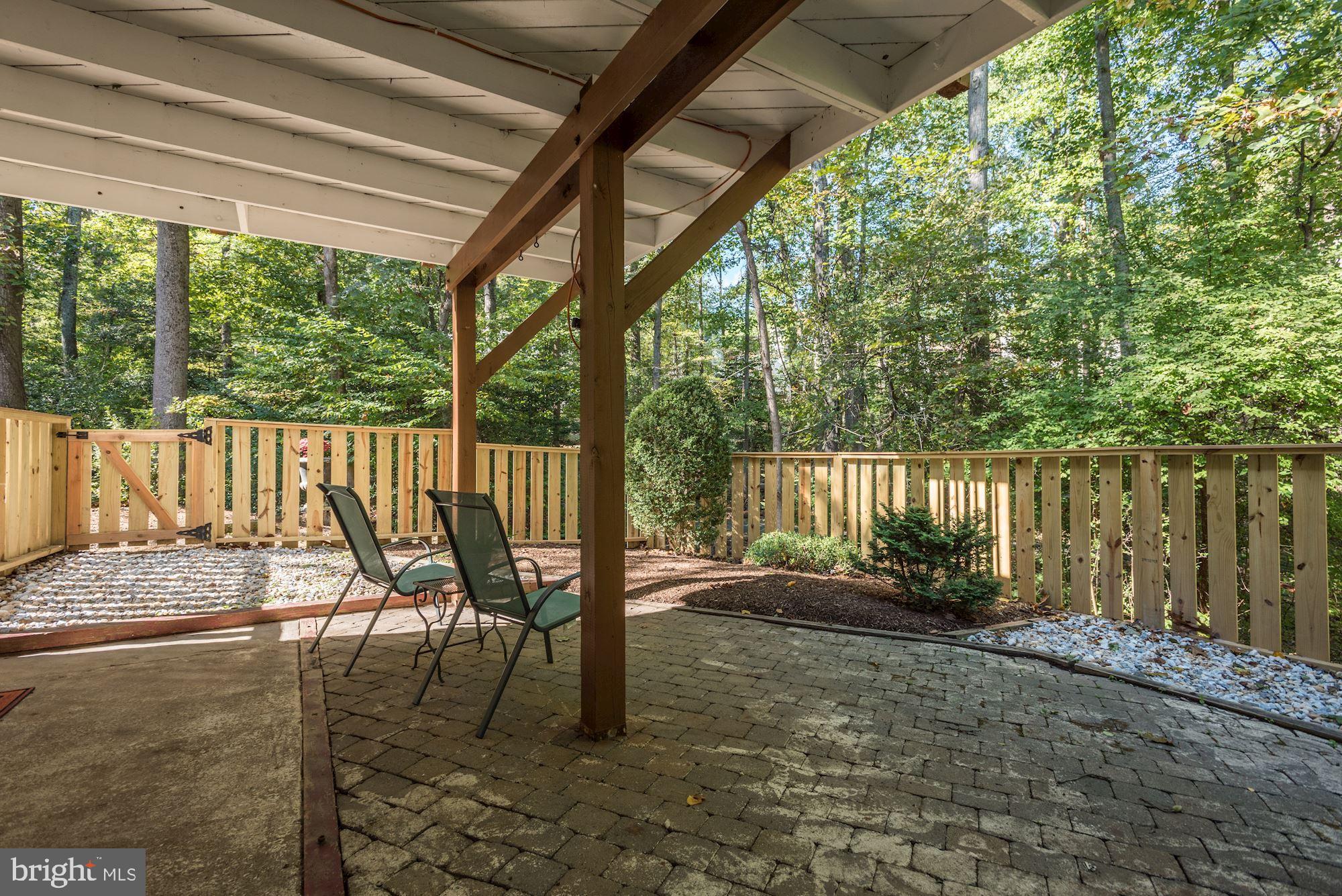 2346 Generation Drive Reston, VA 20191 - Photo 43 of 54 Side view towards fully fenced & gated hardscape