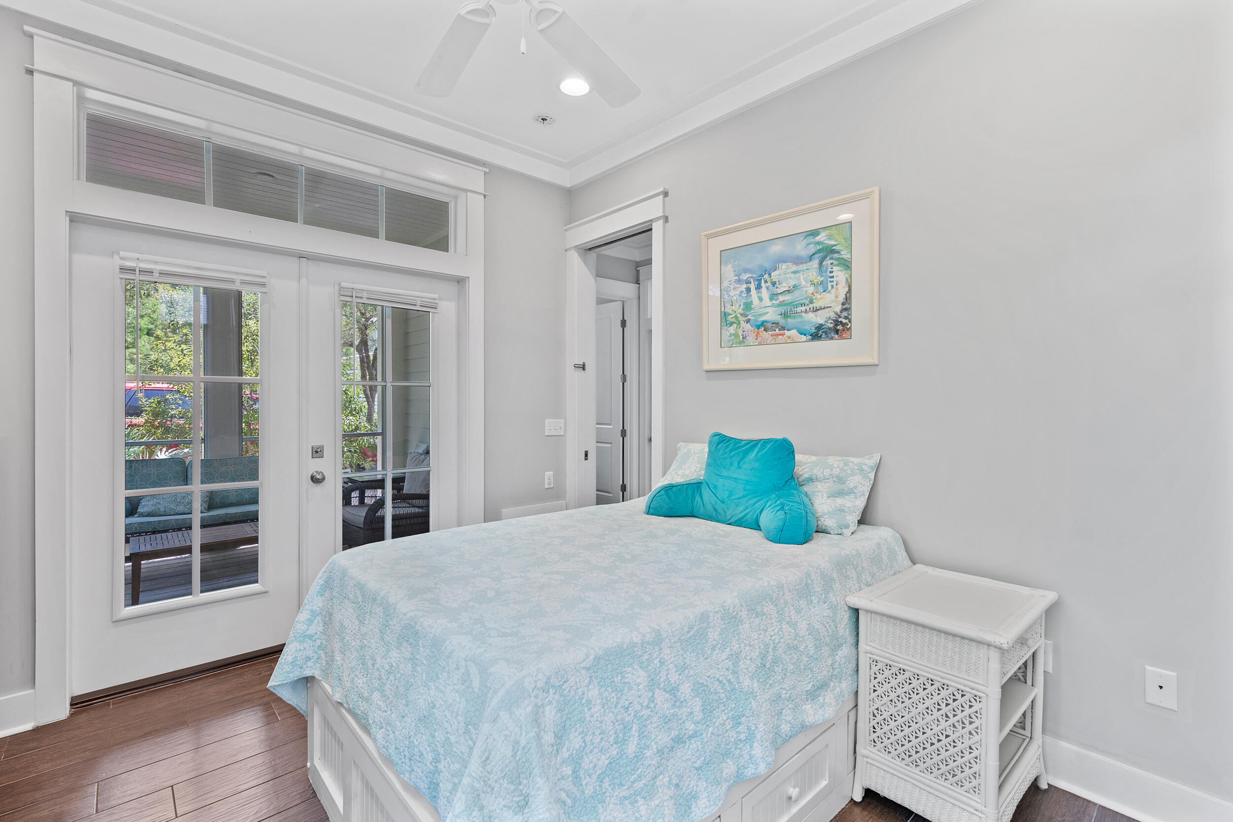 6 Pontchartrain South Santa Rosa Beach, FL 32459 - Photo 23 of 68 a bedroom with a bed and wooden floor