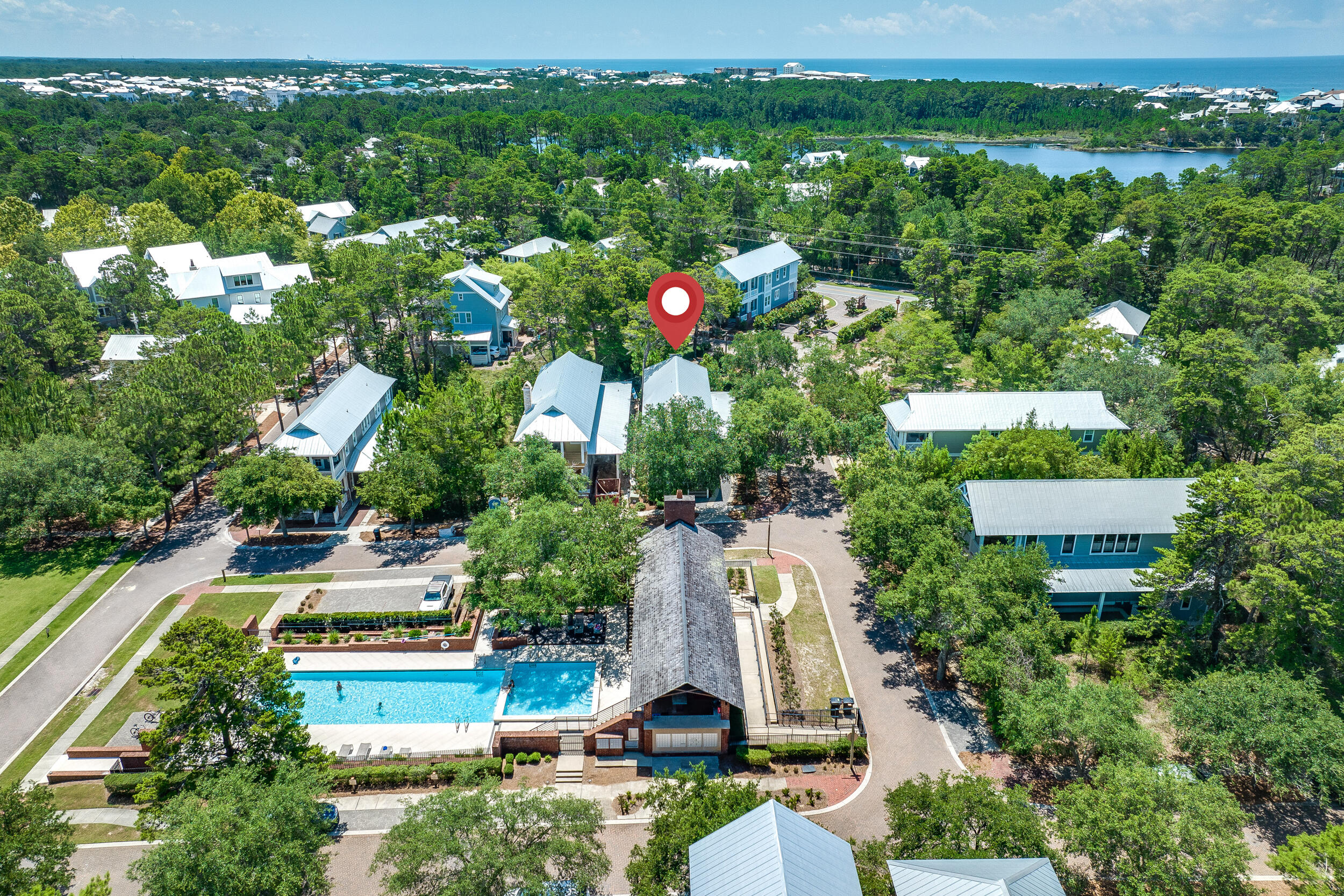 6 Pontchartrain South Santa Rosa Beach, FL 32459 - Photo 4 of 68 an aerial view of a