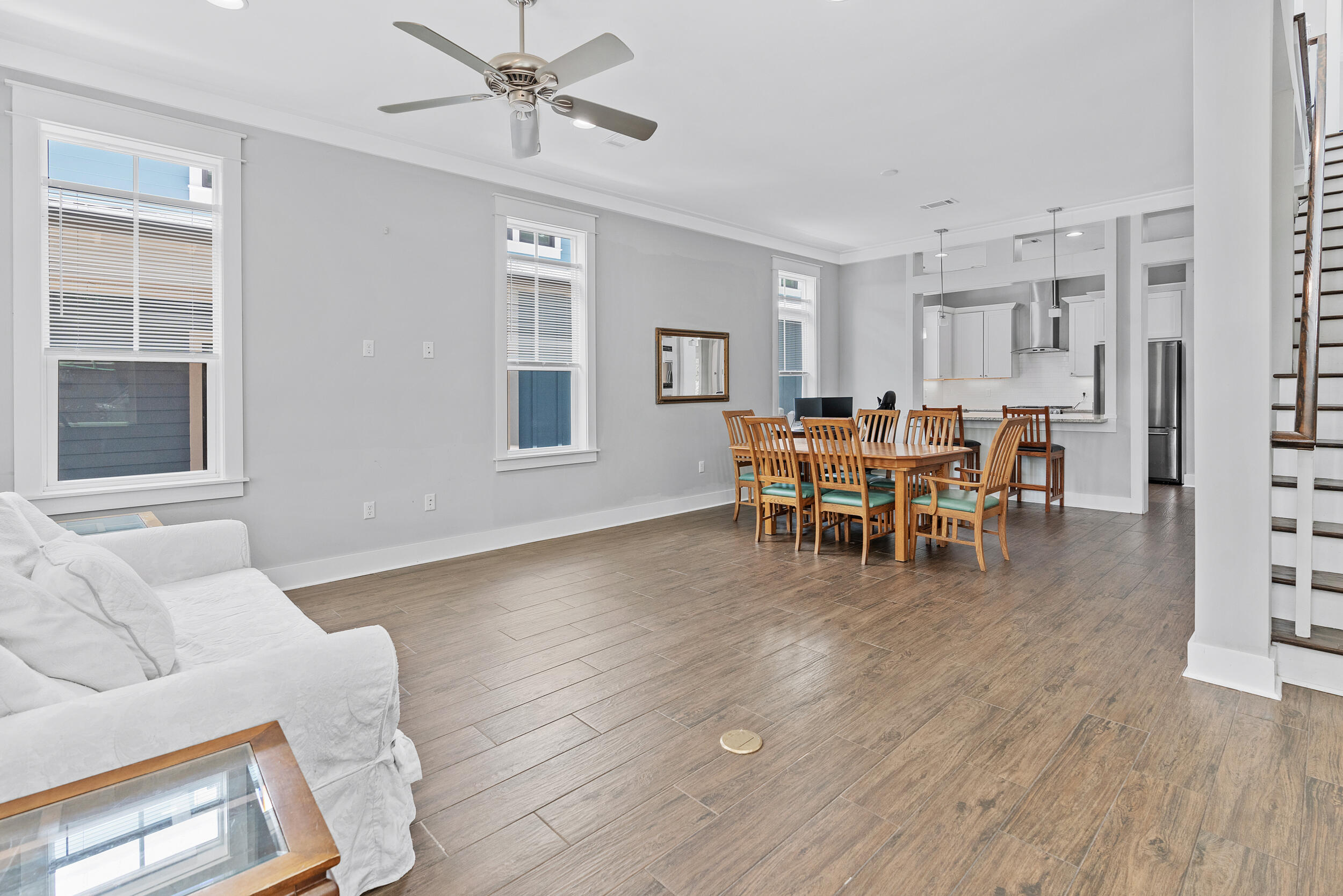 6 Pontchartrain South Santa Rosa Beach, FL 32459 - Photo 8 of 68 a dining room with furniture and wooden floor
