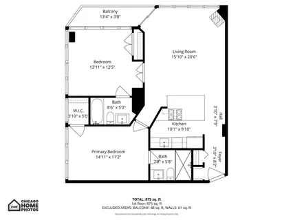 $475,000 | 1309 North Wells Street, Unit 1202, Chicago, IL 60610